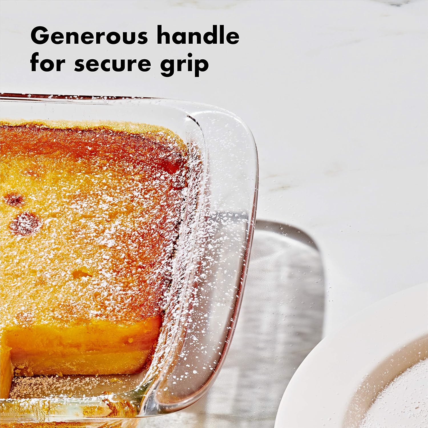 OXO Good Grips 3 Qt Glass Baking Dish - Durable, Easy-Clean Design for Perfect Baking