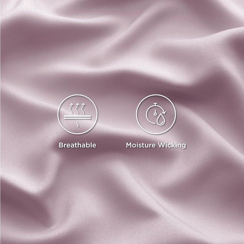 Bedsure Cooling Bed Sheets - Breathable Rayon from Bamboo | Soft & Silky Full Size, Lavender, Deep Pocket Up to 16 Inches