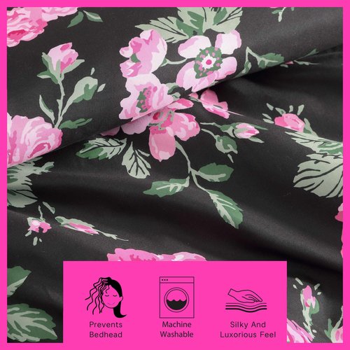Betsey Johnson - King Bedding Set, Wrinkle-Resistant 8 Piece Bed Set, Ultra-Soft Comforter w/Matching Bed Sheets, Pillowcases & Throw Blanket, Lightweight for All-Season Comfort (Garden Floral Pink)