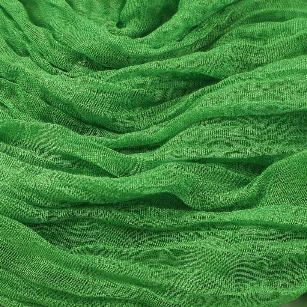 Skiennix Green Cheesecloth Table Runner - 10ft Rustic Sheer for Easter & Spring Celebrations | 120 Inch