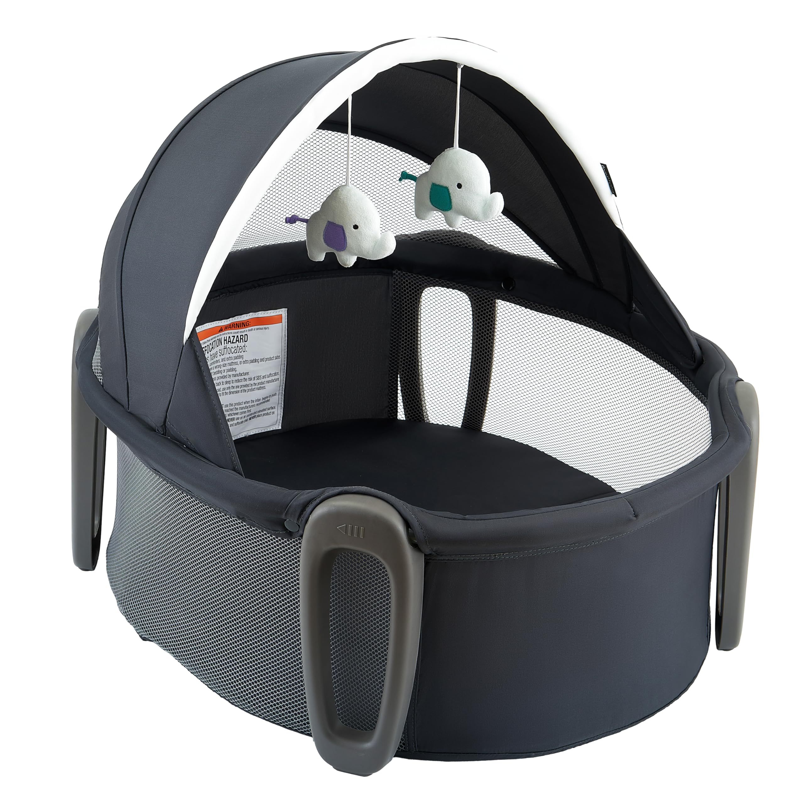 Pamo babe Portable Bassinet and Play Space Baby Dome Travel Crib for Newborn
