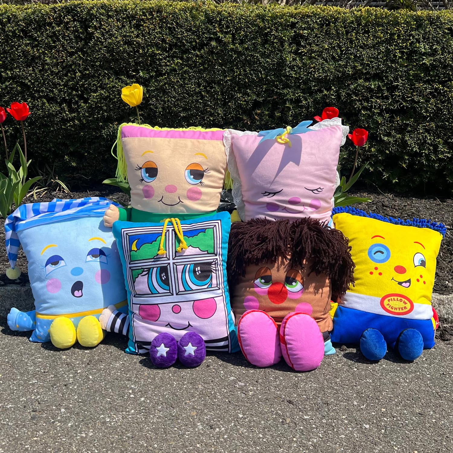 Pillow People: PJ Sandman Plush - 2-in-1 Toy & Pillow, 80's Nostalgic Plush Pal Reimagined, Soft Stuffed Rectangular Character, Cozy Nap & Play Design