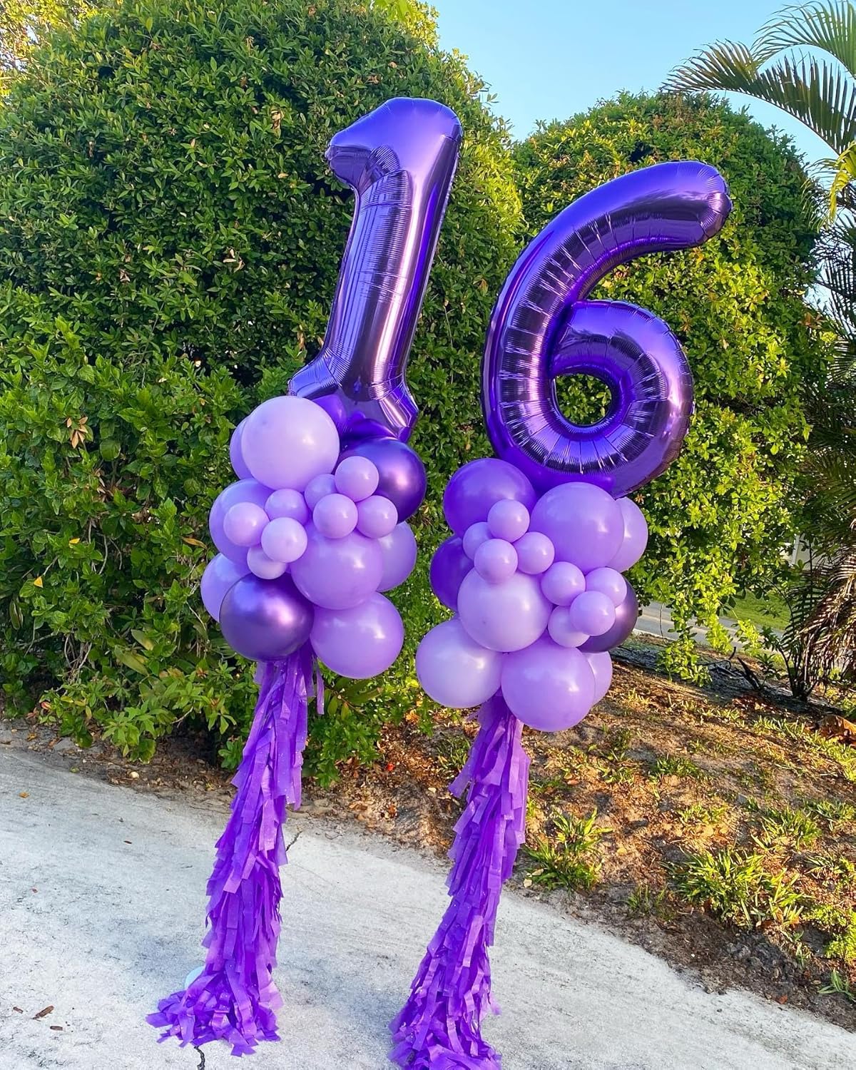 Purple Number 14 Balloon - 40 Inch 14th Birthday Decoration for Girls & Boys Party Supplies