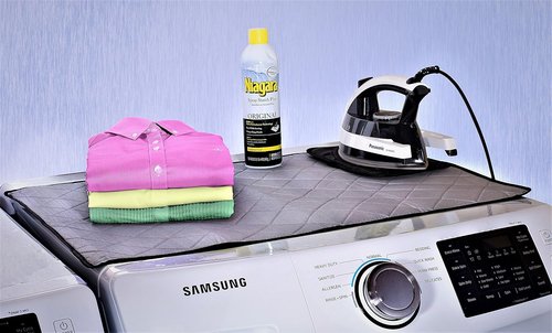 Handy Laundry Magnetic Ironing Mat - Transform Any Surface into an Ironing Board | Portable 19 x 28 Inches