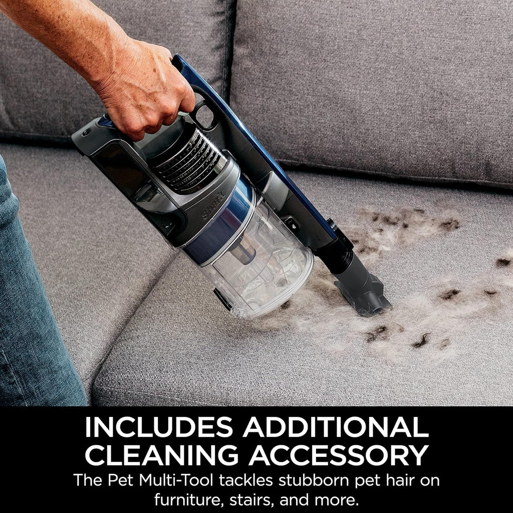 Shark Rocket Cordless Stick Vacuum - Lightweight 7.5 lbs | Blue Iris (Renewed)