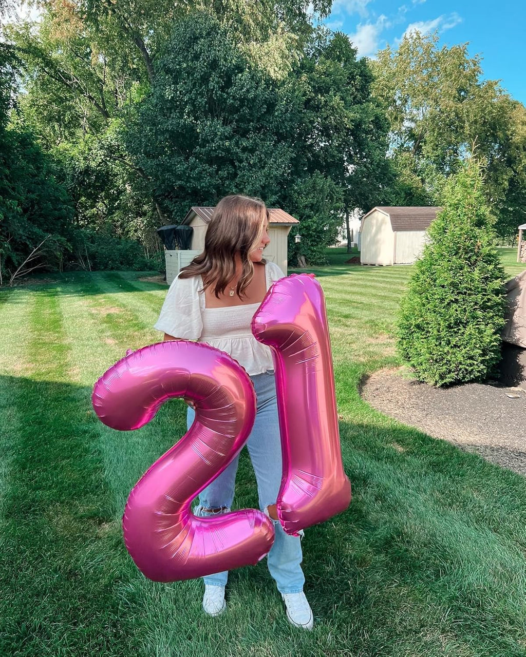 Pink Number Balloon - 40 Inch 0 Balloon for Birthday Decorations | Perfect Party Supplies for Women