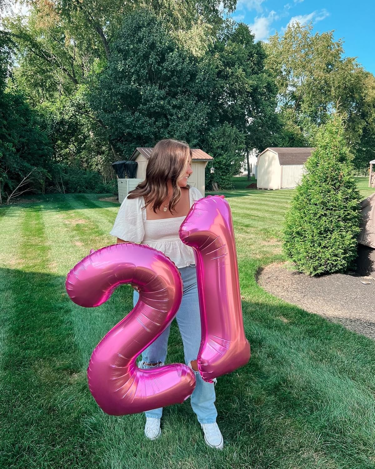 Number 3 Balloon - 40 Inch Pink Birthday Decoration for Kids & Girls' Parties