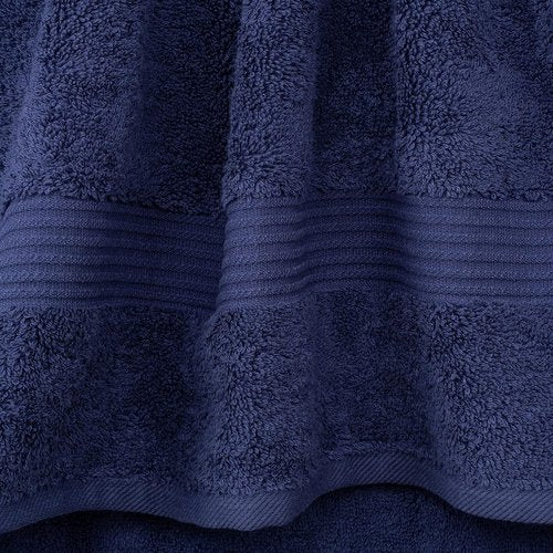 Cotton Paradise 6-Piece Towel Set - 100% Soft Absorbent Turkish Towels | Navy Blue Bath Towels, Hand Towels & Washcloths