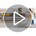 DALIPER 2-in-1 Floor Scrub Brush with 50" Adjustable Handle