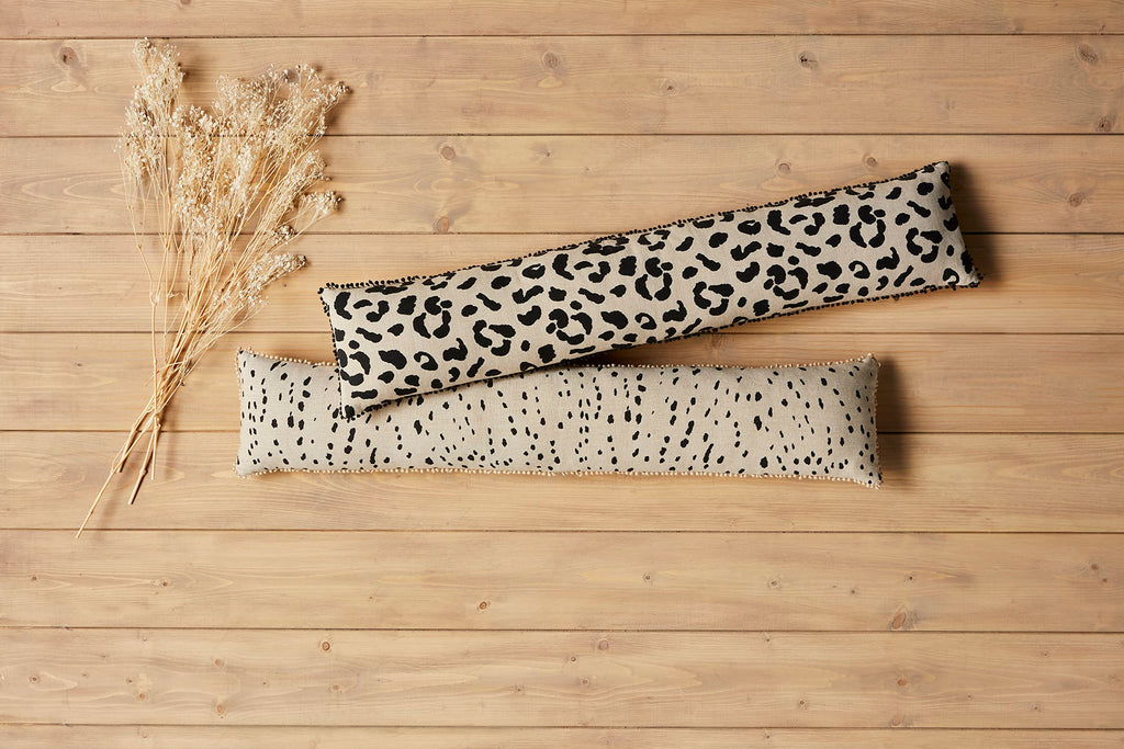 Mud Pie Cheetah Animal Print Pillow, 7" x 35"