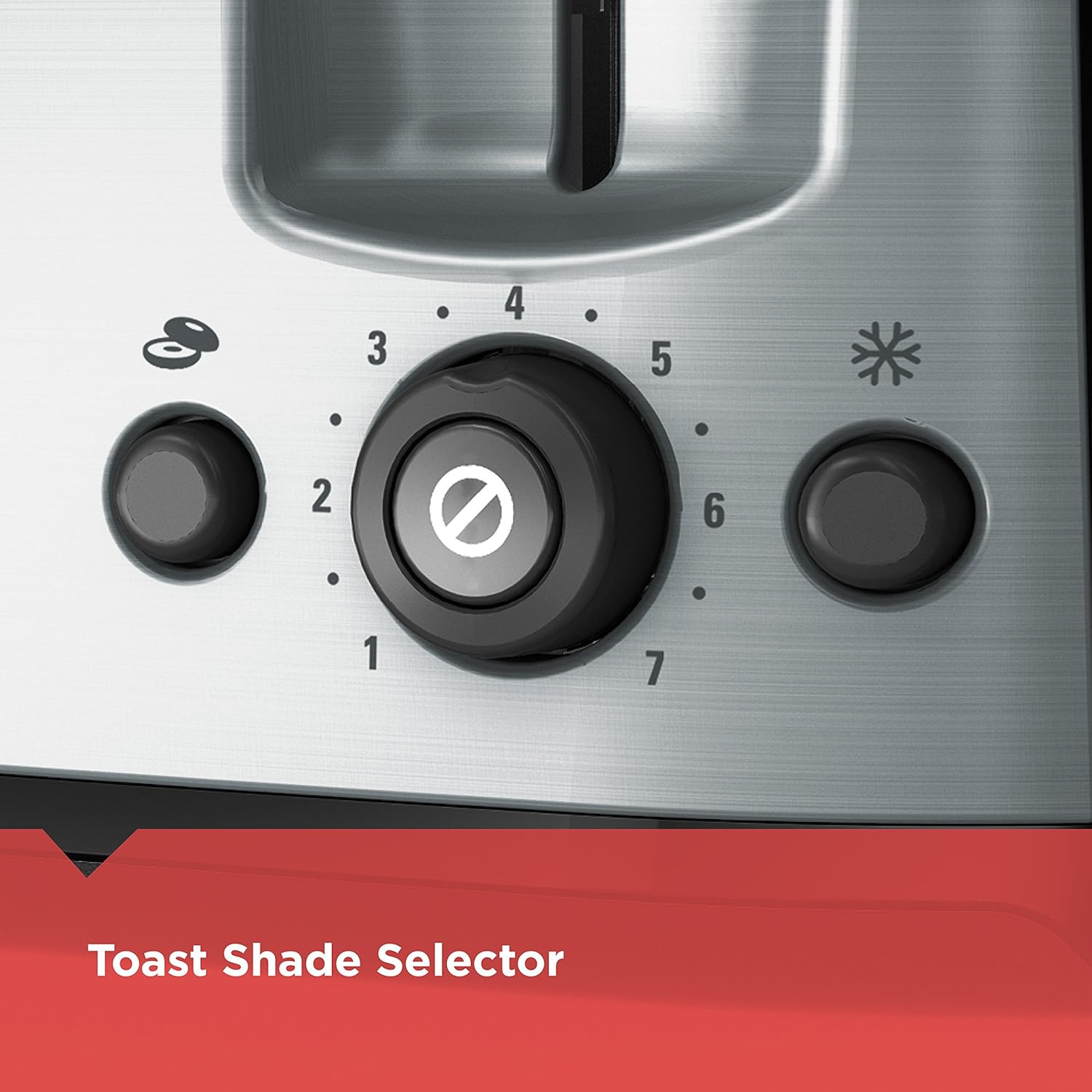 BLACK+DECKER 4-Slice Toaster - Extra Wide Slots, 7 Shade Settings, 1400 Watts, Bagel & Frozen Functions