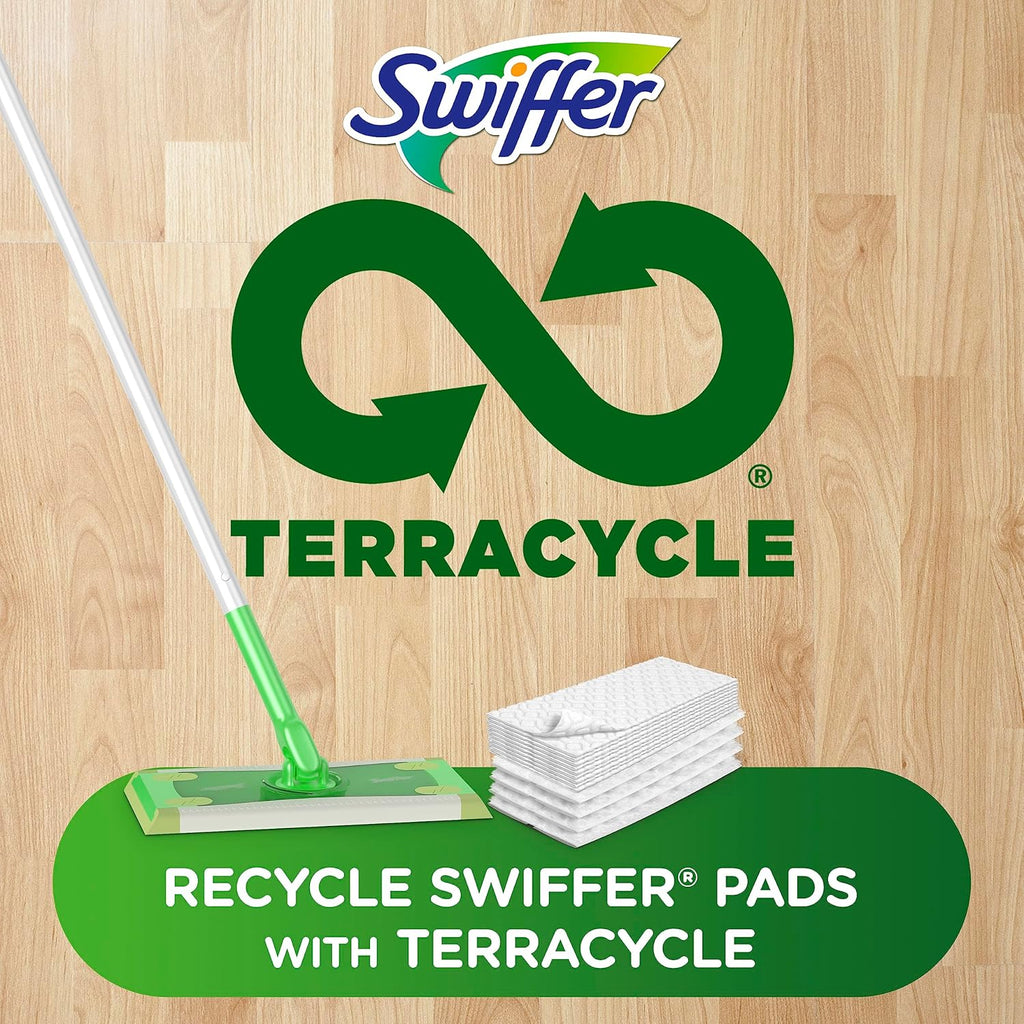 Skiennix Sweep + Mop Refill Pads - Heavy Duty Multi-Surface Cleaning Cloths, 32 Count (Pack of 2)