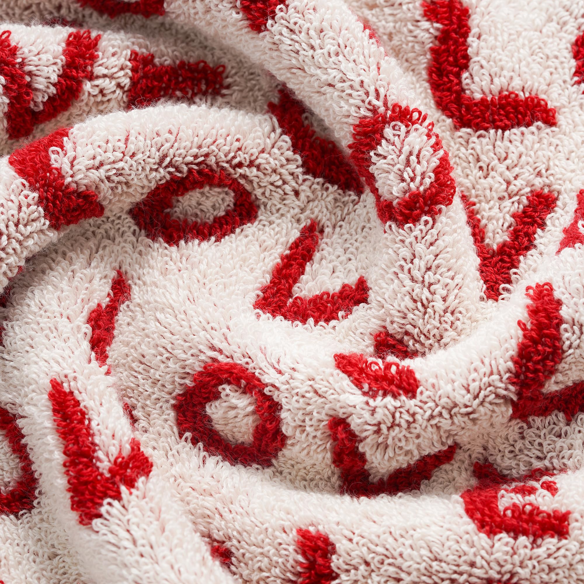 Leisofter Valentines Day Hand Towels for Bathroom(2 Pcs, 13" x 29"),Decorative Towels for Drying, Cleaning, Cooking, Holiday (Diamond Hearts)