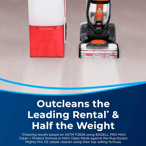 Bissell ProHeat 2X Revolution Pet Carpet Cleaner - Full Size, Powerful Cleaning, Orange