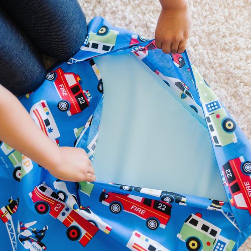 Wildkin Kids Microfiber Nap Mat Cover – Soft, Durable & Fits 1.5" Vinyl Sleep Mats (Heroes)