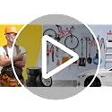 Heavy Duty Garage Hooks for Tool Storage - 2 Pack Wall Mount Hangers