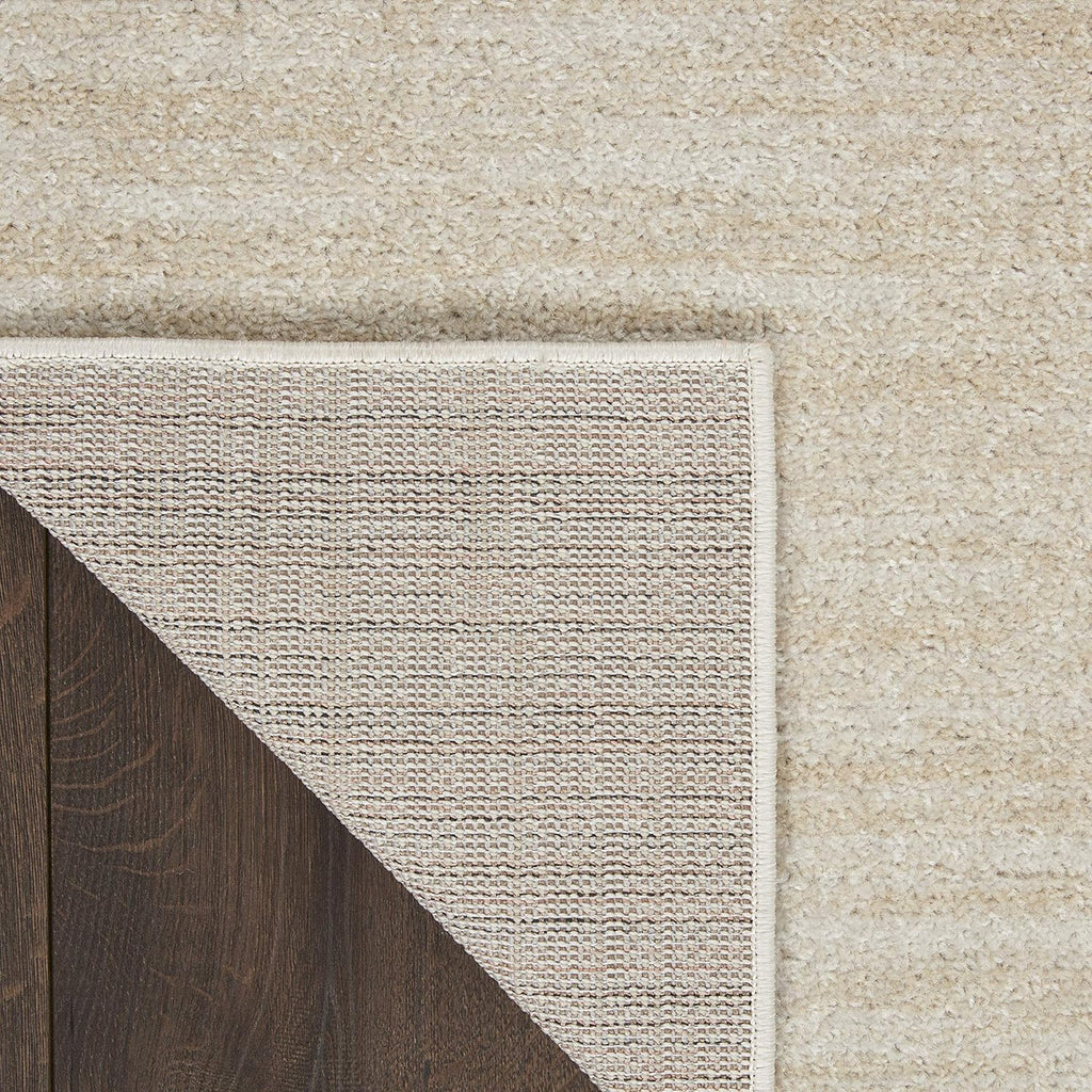 Nourison Home Area Rug - Essentials Ivory Beige 10' x 14' | Easy Clean, Non-Shedding for Any Room