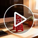 Funny Love Sign - Mini Desk Decor for Couples & Anniversaries