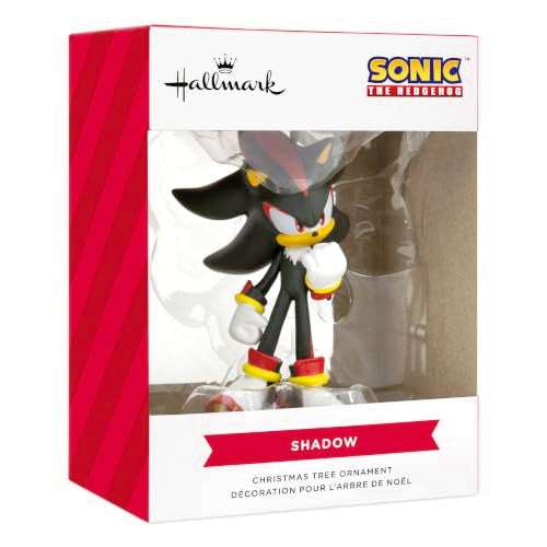 Shadow the Hedgehog Christmas Ornament - Sonic Video Game Holiday Decor