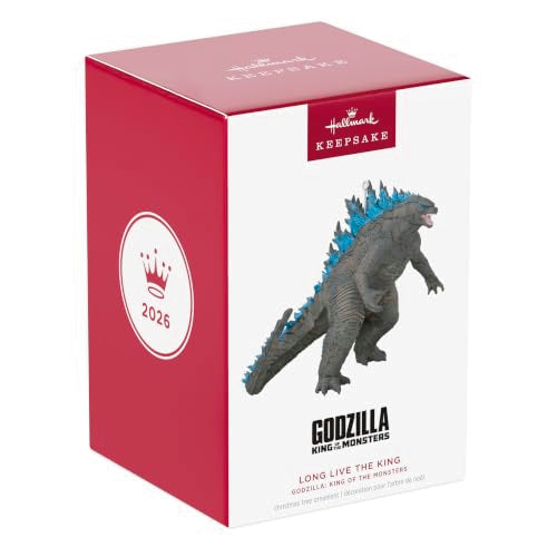 Godzilla Christmas Ornament 2026 Long Live the King Holiday Decor