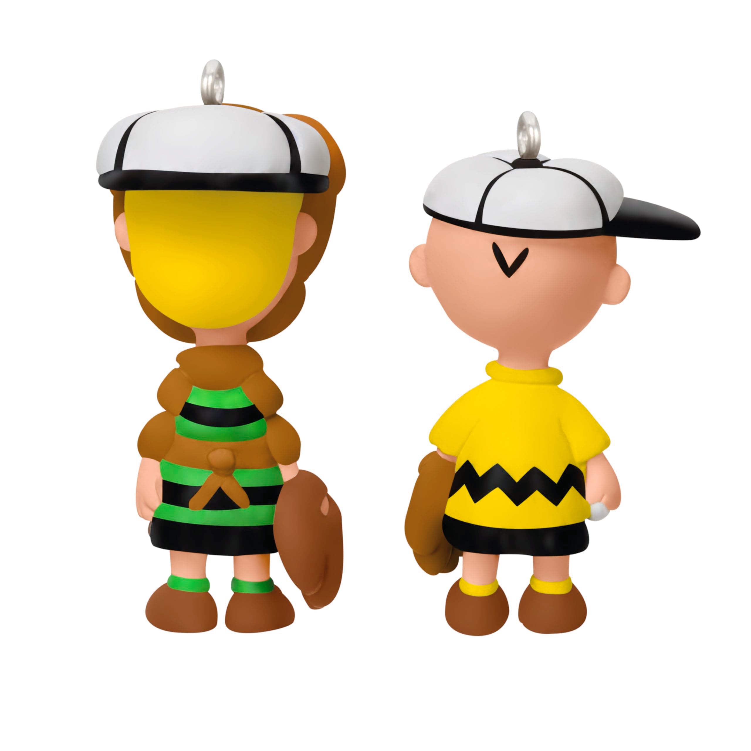 Hallmark Keepsake Peanuts Christmas Ornament, The Peanuts Gang Playing Catch, Set of 2
