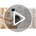 FODIENS Magnetic Hanger Holder for Laundry Room, Heavy-Duty Black Rack