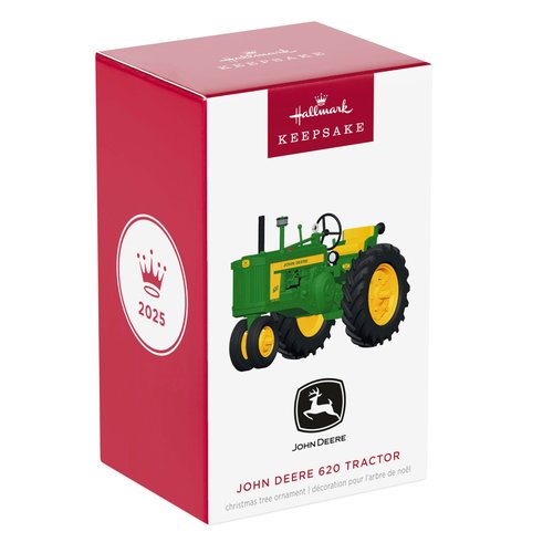 Hallmark Keepsake Christmas Ornament 2025, John Deere 620 Tractor, Metal, Gifts for Him