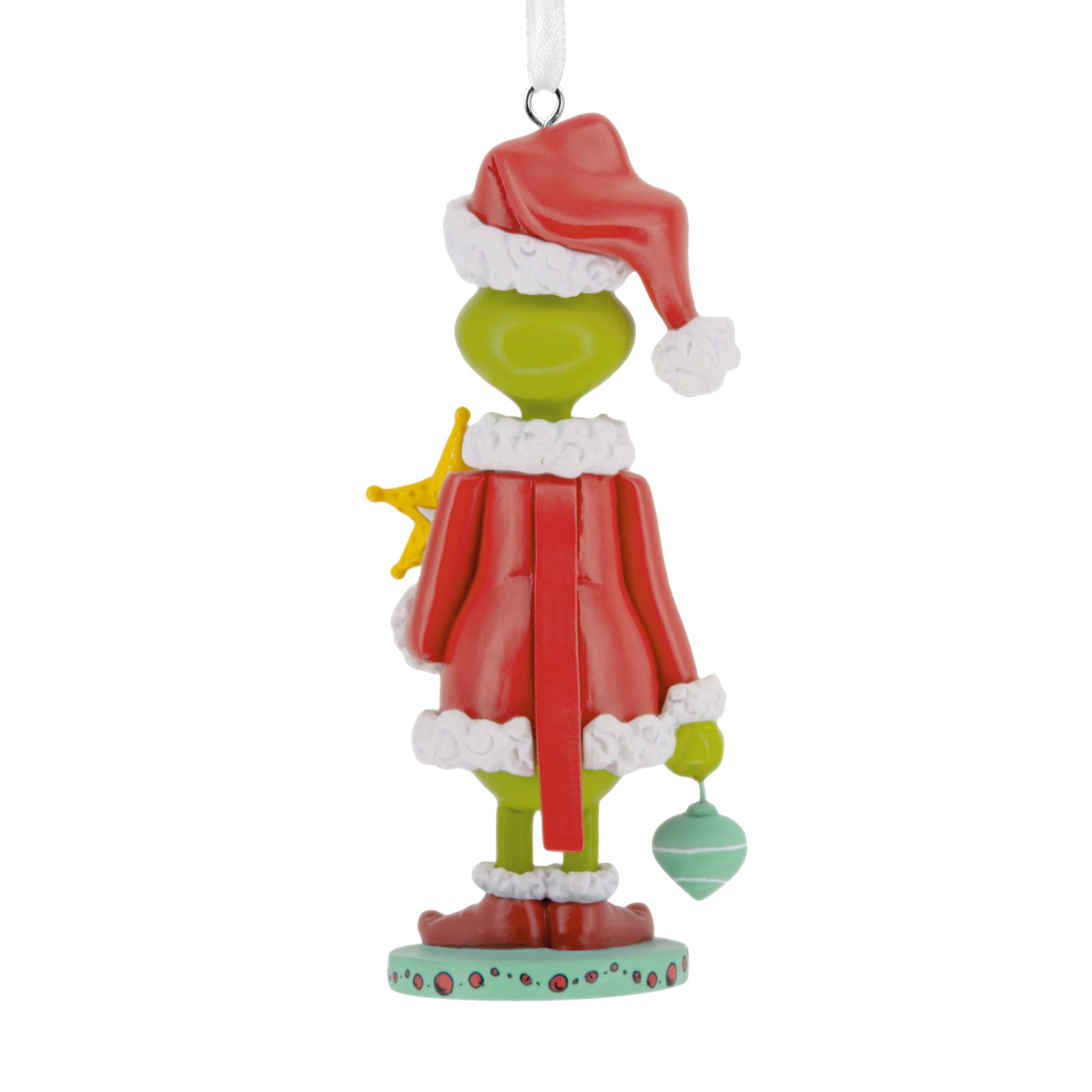 Hallmark Dr. Seuss's How the Grinch Stole Christmas! Grinch Nutcracker Christmas Ornament, Gifts for Dr. Seuss Fans