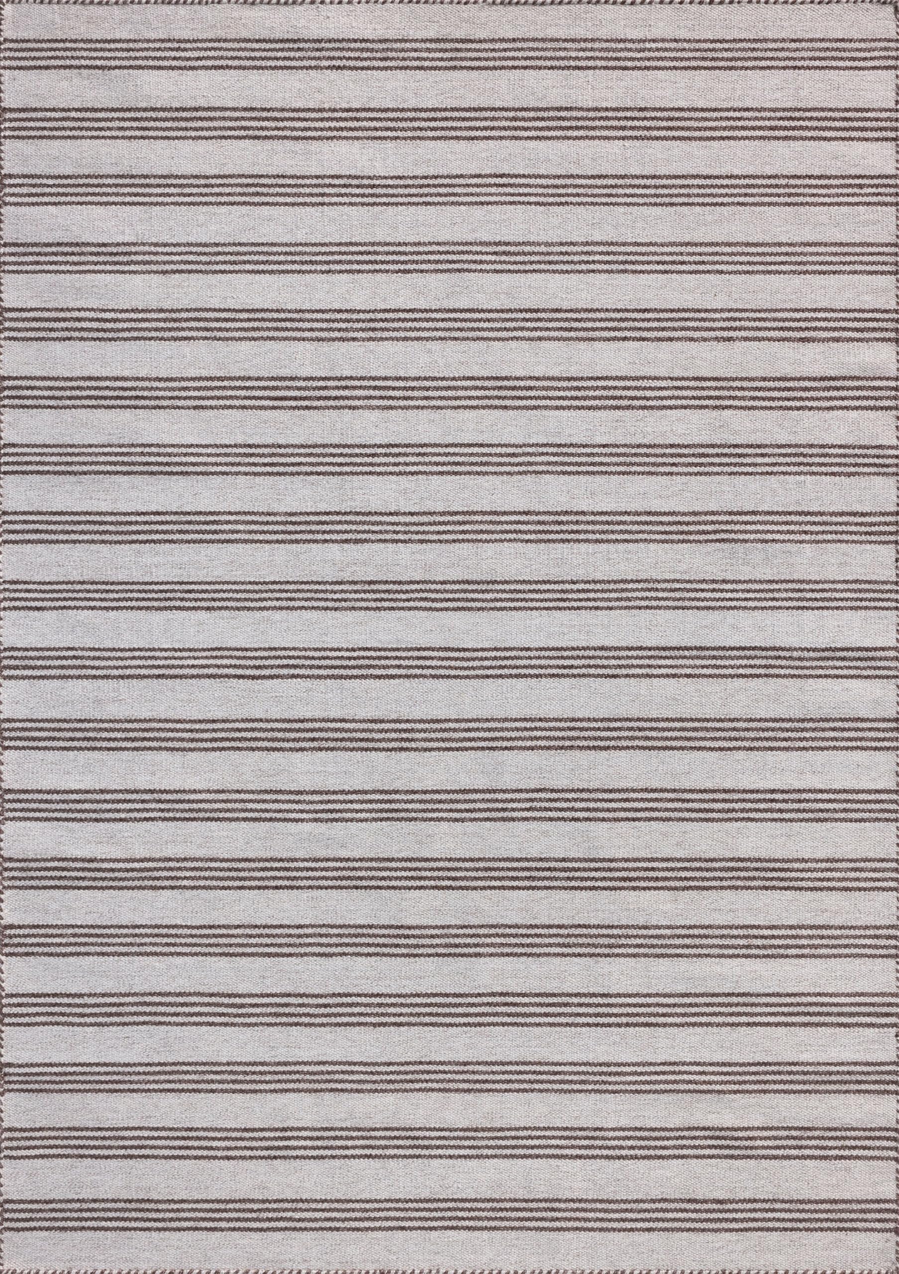 Loloi Magnolia Home by Joanna Gaines Charlie Collection CHE-01 Silver/Bark 2'-3" x 3'-9" Indoor/Outdoor Accent Rug