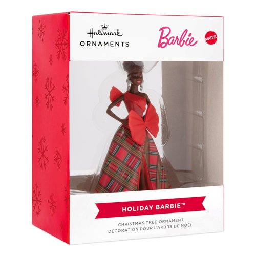 Hallmark Mattel African American Barbie Christmas Ornament