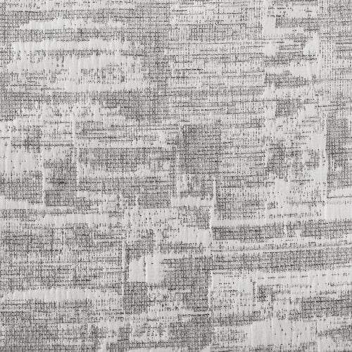 Sun Zero Parrish Distressed Grid Thermal Extreme Total Blackout Grommet Curtain Panel, 40" x 84", Grey