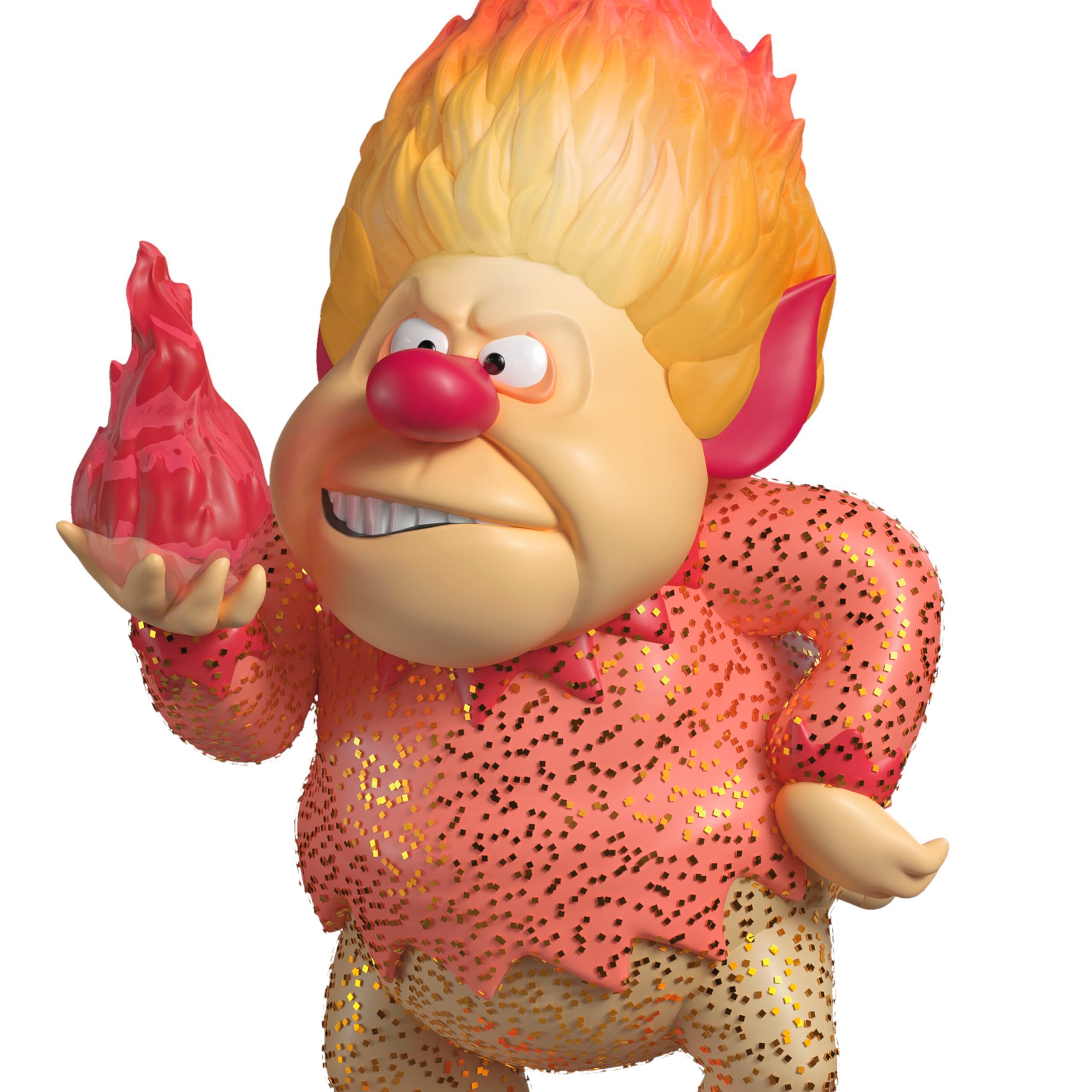 Hallmark Keepsake Christmas Ornament, The Year Without a Santa Claus Heat Miser with Light, Christmas Movie Gifts