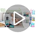 Nidoul 2-Pack Large Waterproof Travel Laundry Bags - Landscape Print