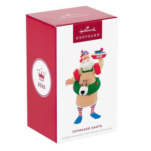 Hallmark Keepsake Christmas Ornament 2025, Toymaker Santa 2025, Santa Collectors Gifts