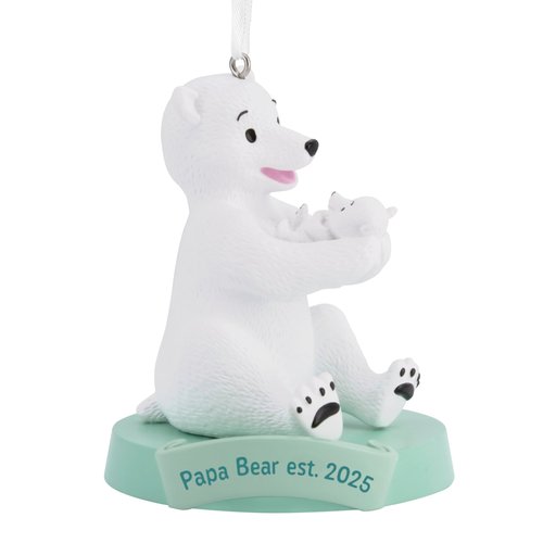 Hallmark Papa Bear New Dad 2025 Christmas Ornament, Gifts for Dads