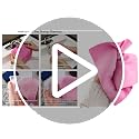 BAOFALI 3-Pack 6x8 Inch Reusable Stamp Shammy Cleaning Cloths - Pink, Blue, Green