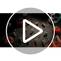 Jetec 12-Piece Skull Shower Curtain Hooks, Stainless Steel Gothic Rings