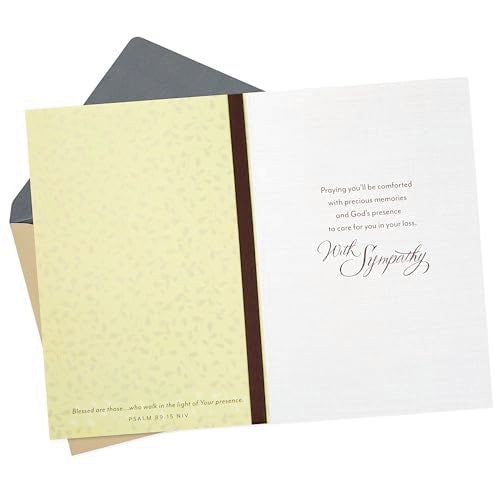 Hallmark Sympathy Greeting Card - They Leave Footprints