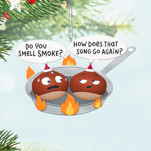 Hallmark Keepsake Christmas Ornament - Chestnuts Roasting - Funny Holiday Decor
