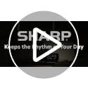 Sharp Digital Alarm Clock, Red LED Display with Battery Back-up (Pack of 4)