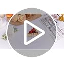 Clear Plastic Dinner Plates 10 Inch - 100PCS Premium Disposable Flatware - Party & Wedding