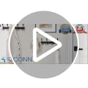 TICONN Wall Mounted Coat Rack, 5 Heavy Duty Tri-Hooks - Matte Black