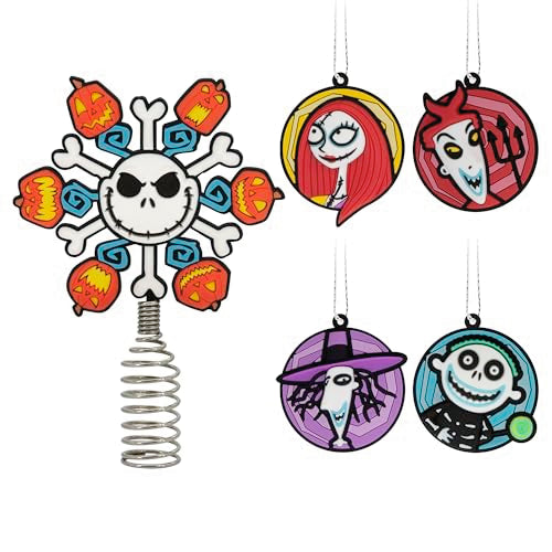 Nightmare Before Christmas Mini Tree Topper & Ornaments Set