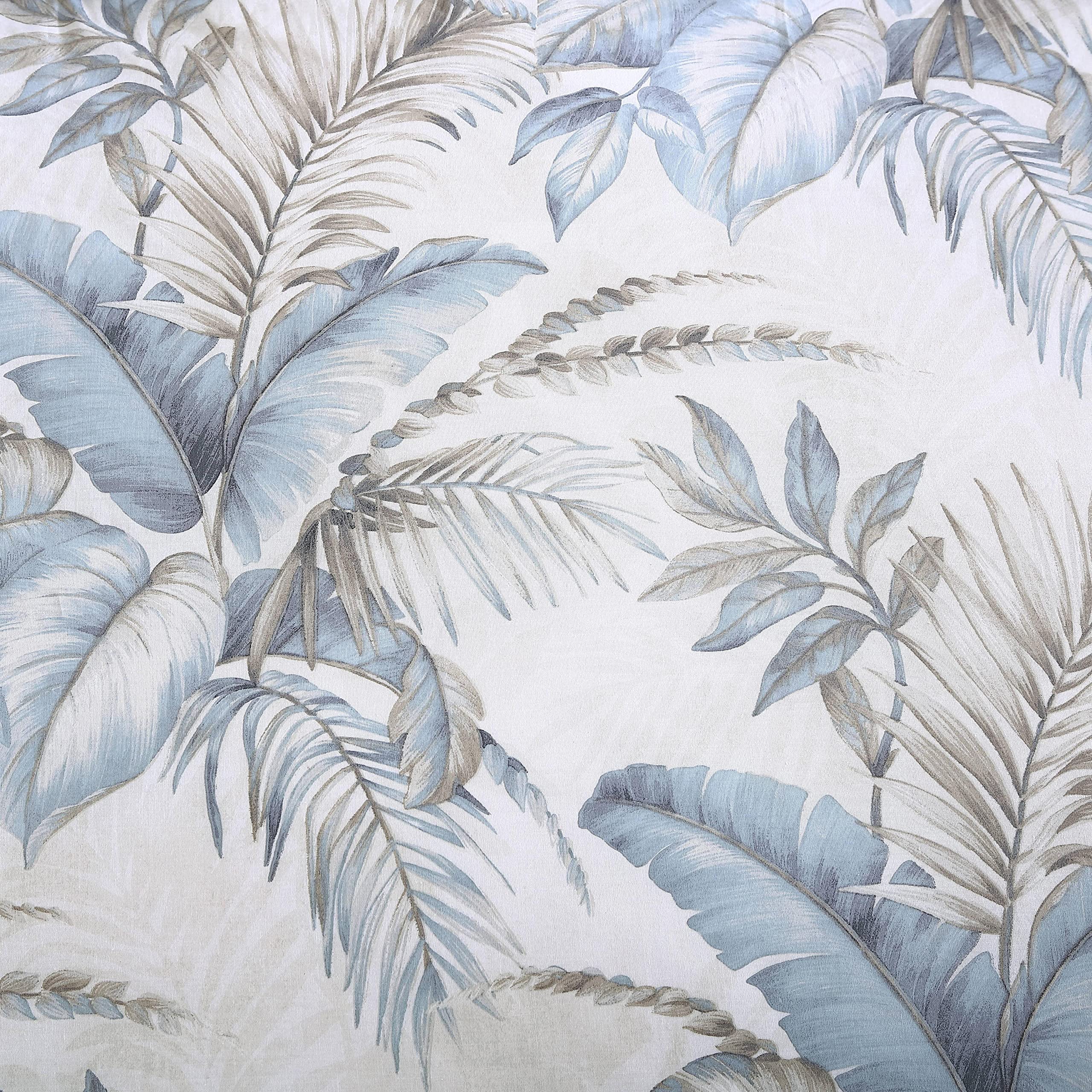 Tommy Bahama - King Duvet Cover Set, Cotton Bedding with Matching Shams & Button Closure, Super Soft Bedding Set (Bakers Bluff Blue, King)