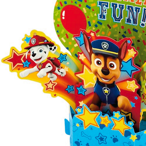 Hallmark Paw Patrol Pop Up Birthday Card - Chase, Marshall & Rubble 6x9