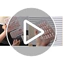 Fold Storage Box - Tri-Fold Press On Nail Organizer Case