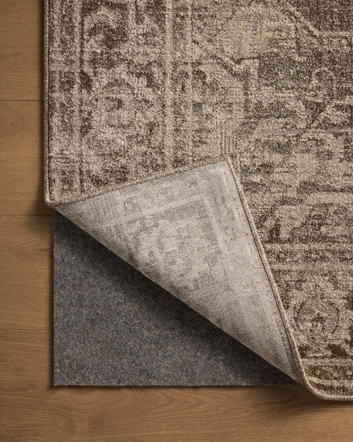 Loloi Magnolia Home by Joanna Gaines Mona Collection MOA-01 Cocoa/Stone 2'-6" x 8'-0" Runner Rug