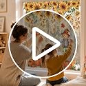 Fall Window Clings - 9 Sheets of Sunflower & Pumpkin Decor