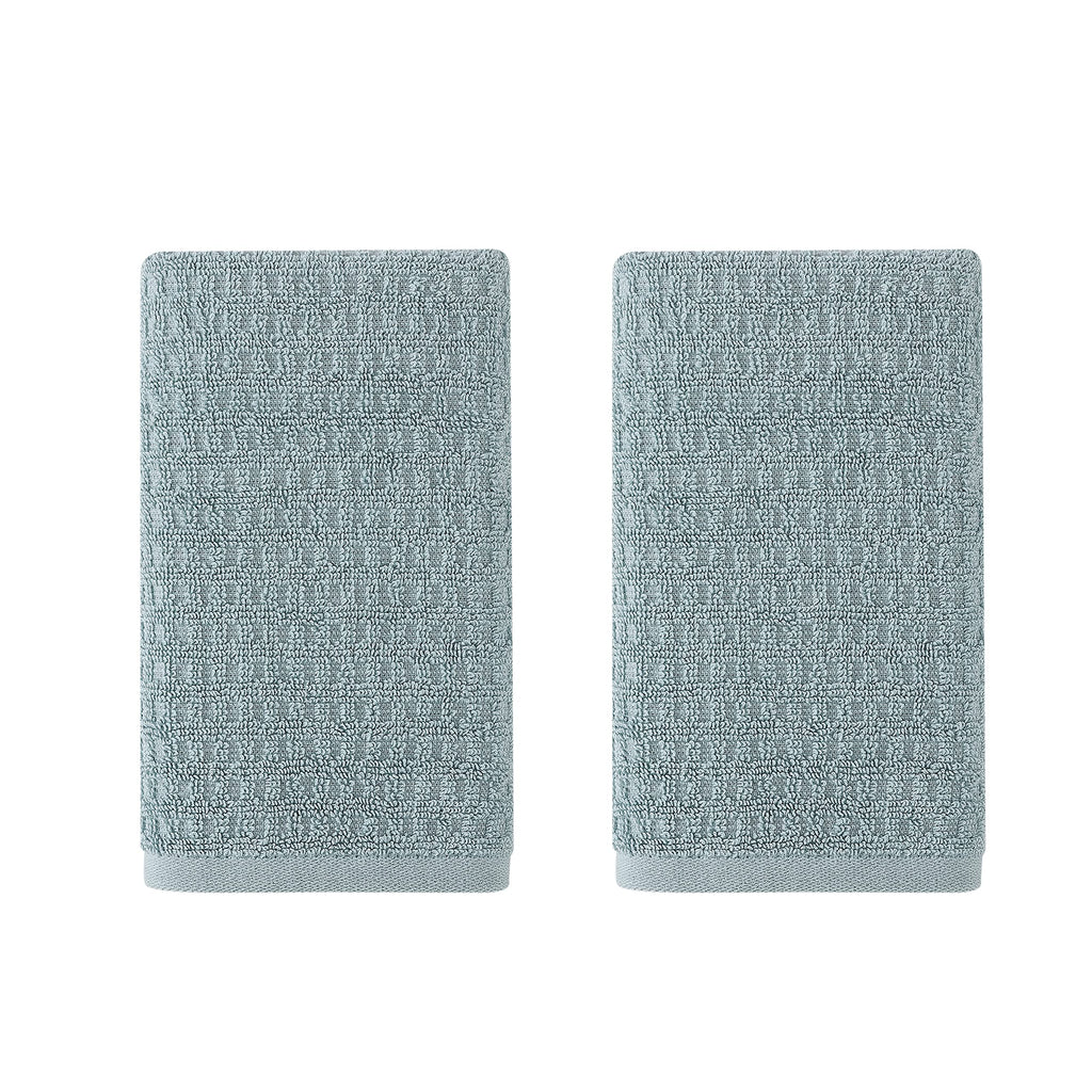 Tommy Bahama- Hand Towel Set, Highly Absorbent Cotton Bathroom Decor, Low Linting & Fade Resistant (Northern Pacific Turquoise, 2 Piece)