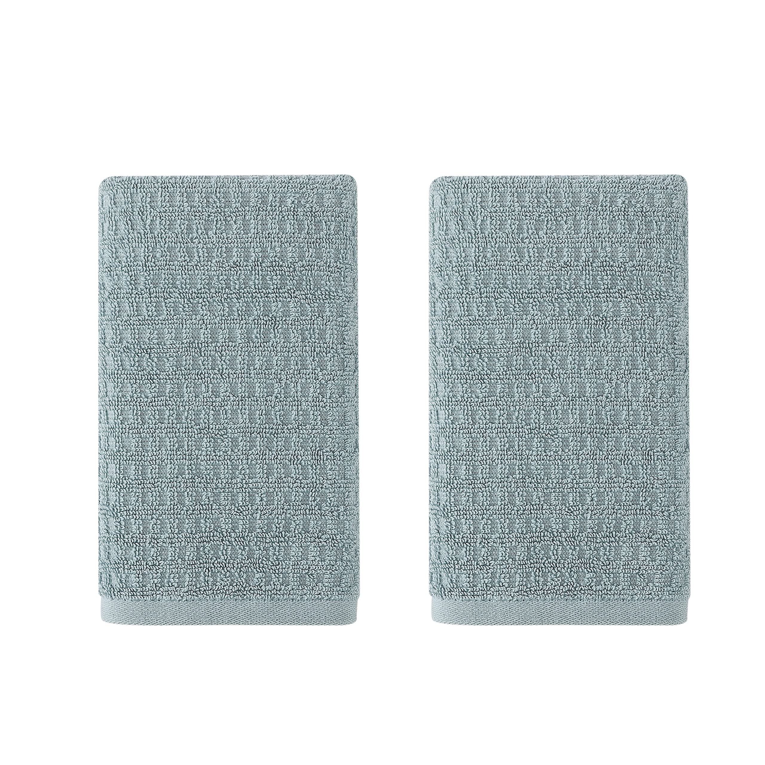 Tommy Bahama- Hand Towel Set, Highly Absorbent Cotton Bathroom Decor, Low Linting & Fade Resistant (Northern Pacific Turquoise, 2 Piece)
